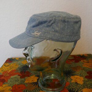 Levi's Levi Strauss & Co Signature Chambray Military Army Cadet Cap Hat Medium